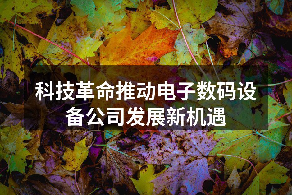 科技革命推动电子数码设备公司发展新机遇